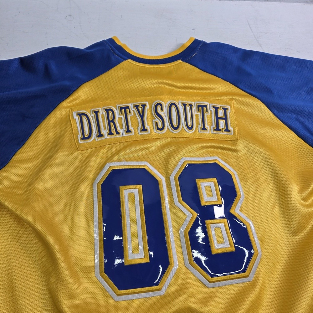 Vintage NYC 212 Dirty South 08 City Series Stitched Vinyl Football Jersey Men XL - Picture 11 of 15